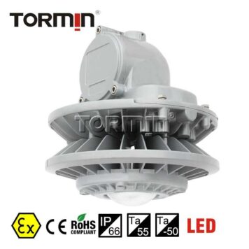 ATEX seamless anti-corrosion 60W indoor Lamp pole mounted explosion proof LED dock light Model BC9306P Series