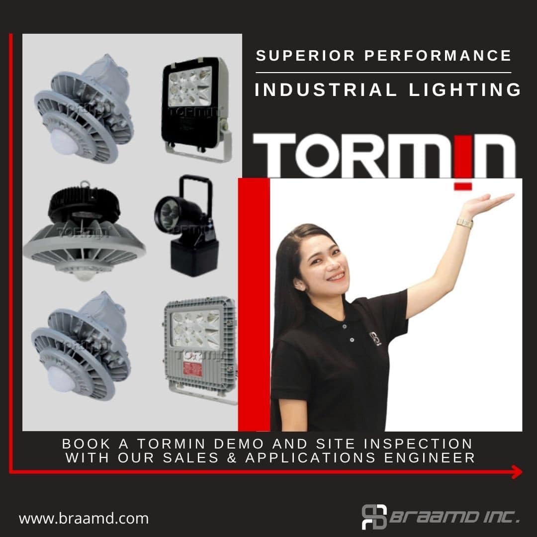 Superior industrial lighting - Book a Tormin demo and presentation