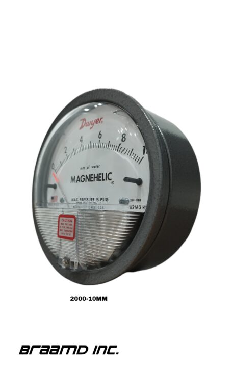 DWYER DIFFERENTIAL PRESSURE GAUGE-MAGNEHELIC 2000-10MM - Image 2