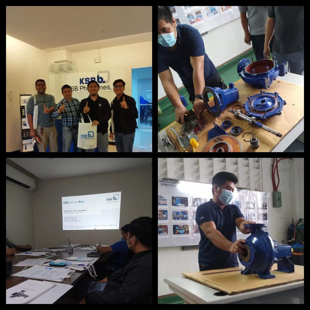 Service and Technical Support of Braamd Inc. recently attended KSB Pumps Products, Technical and Service training