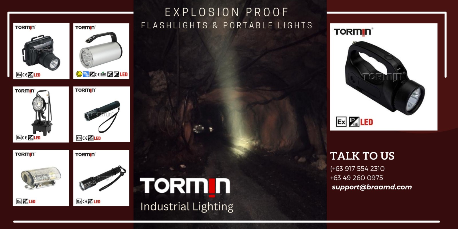 Tormin Explosion Proof Flashlights and Portable Lights
