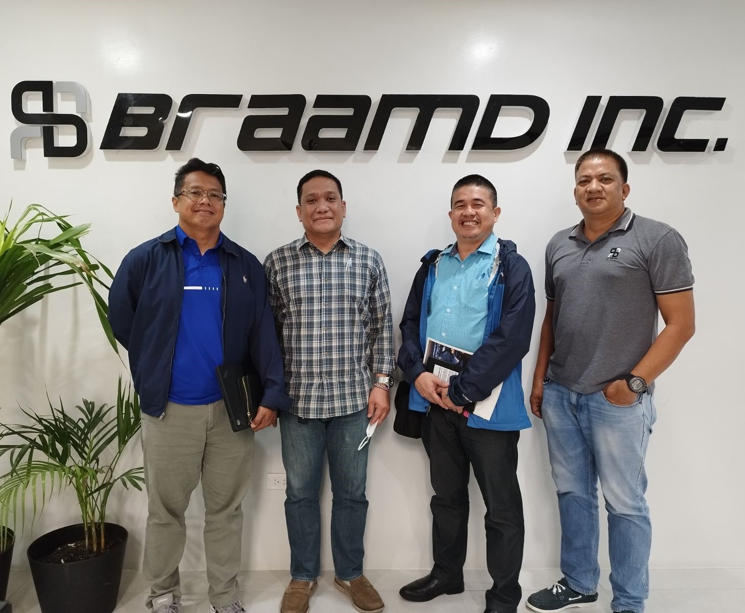 Thank you very much ABB Philippines for visiting Braamd Inc. HQ here in Santa Rosa Laguna. To Mr. Jojo Mendoza - ABB Country Manager, Mr. Joseph Navarro - ABB Sales Manager, and Mr. Fernando Veloso - ABB Sales Specialist, thank you very much. We're looking forward to planning great things with you for ABB Motion Business.