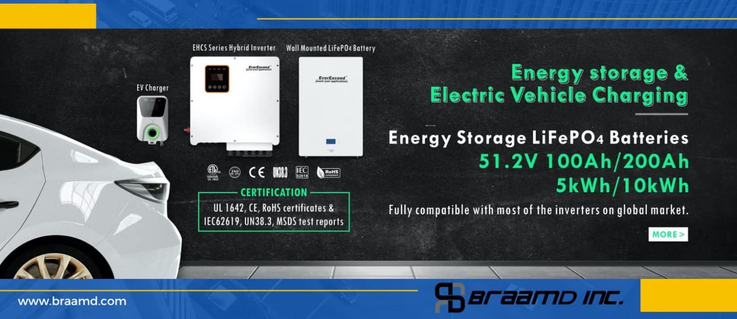 E-Vehicle Battery Storage & Charger