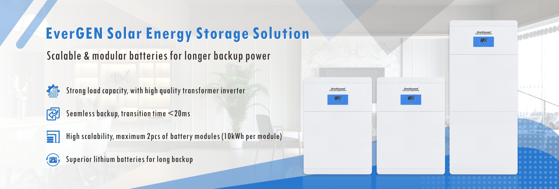Solar Energy Storage Solution - EVERGEN by EverExceed