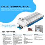 Automation system CPX-E and the valve terminal VTUG together in a control cabinet!