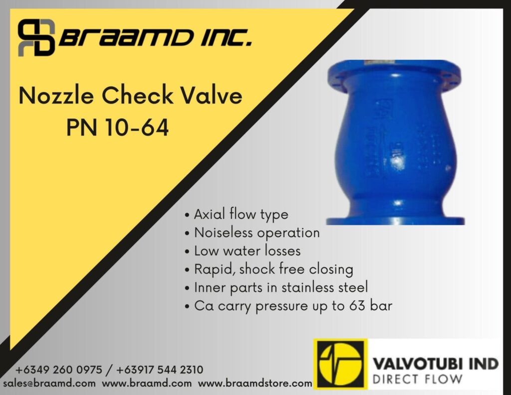 Valvotubi Nozzle Check Valves Braamd Store