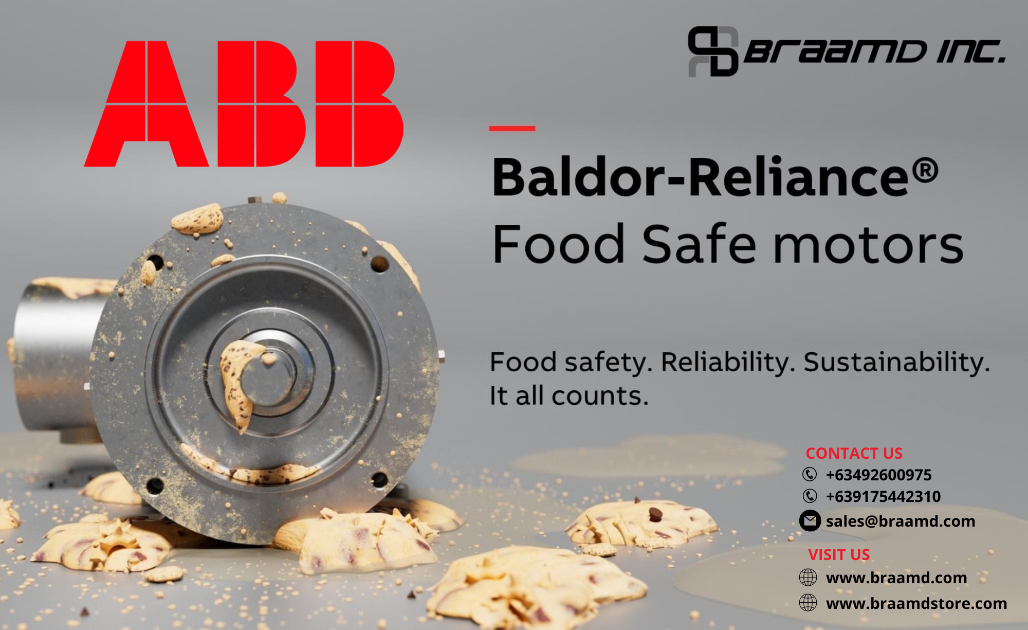 ABB's Baldor-Reliance Stainless Steel Motors