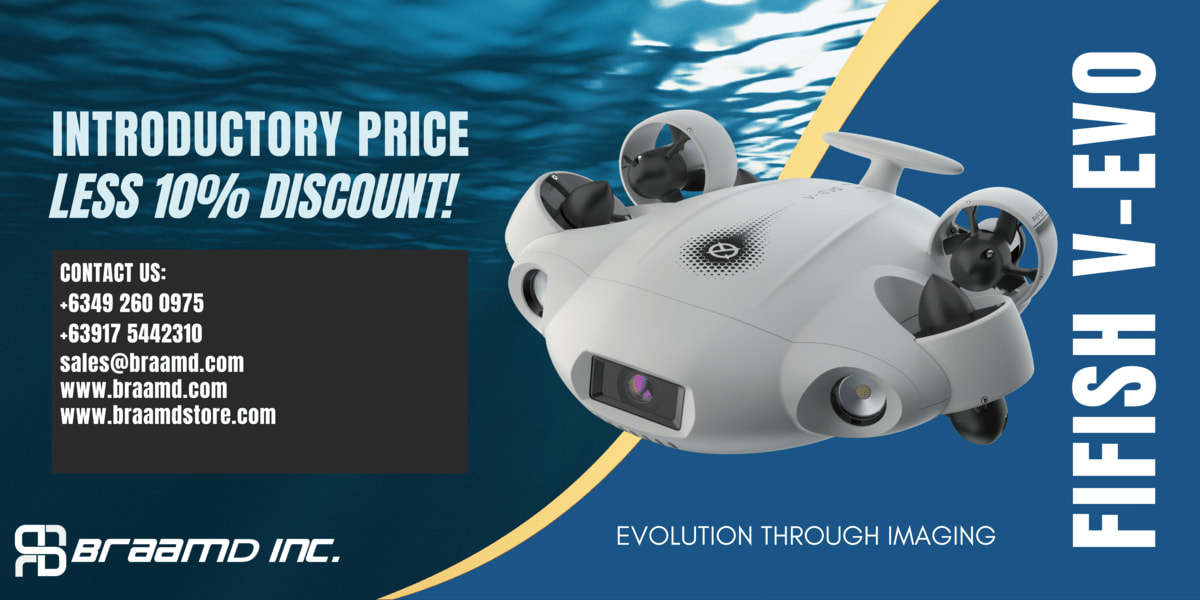 FIFISH V-EVO Underwater Drone. Philippine Introductory price offer, 10% OFF!