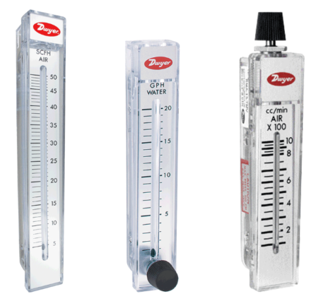 SERIES RM RATE-MASTER® POLYCARBONATE FLOWMETER 2", 5" or 10" Scale, Interchangeable Bodies*