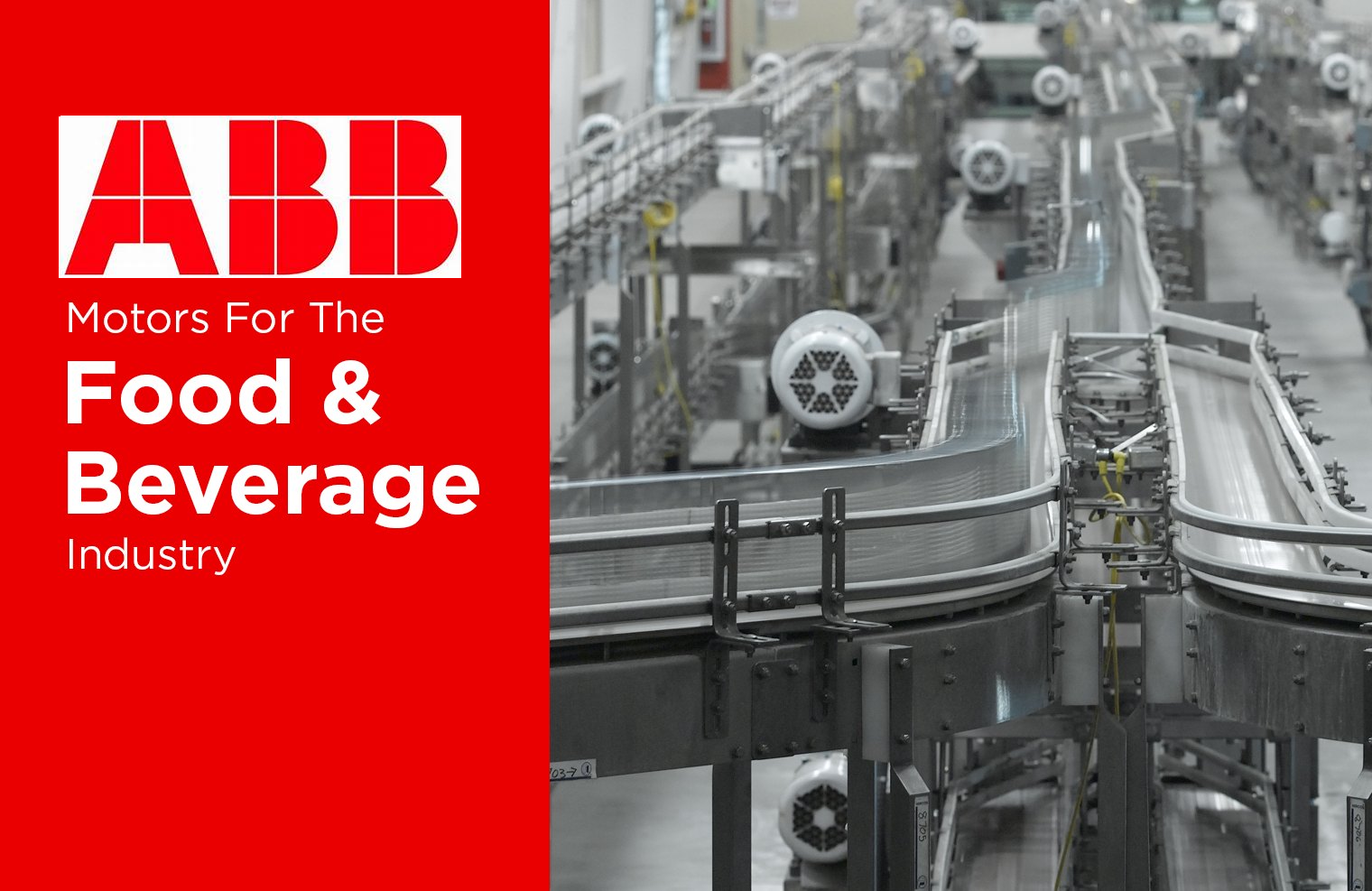 ABB Motors for the Food & Beverage Industry