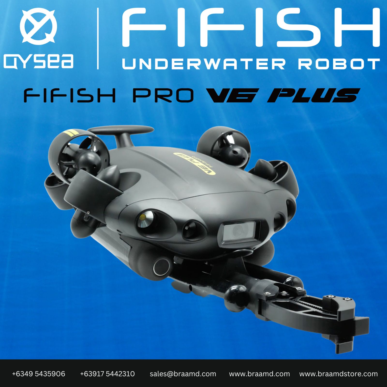 QYSEA FIFISH PRO V6 PLUS Enterprise Level Underwater Inspection ROV