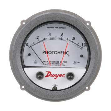Dwyer SERIES A3000 PHOTOHELIC PRESSURE SWITCH GAGE