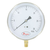 Dwyer SERIES SG5 CONTRACTOR GAGE Large, Easy-to-Read Dial, Internal Surge Suppressor