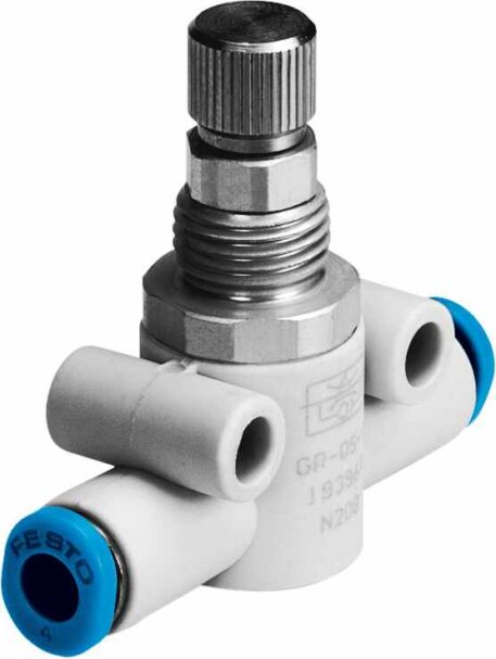 Festo One-way flow control valve, in-line installation GR