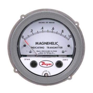 Dwyer SERIES 605 MAGNEHELIC® DIFFERENTIAL PRESSURE INDICATING TRANSMITTER