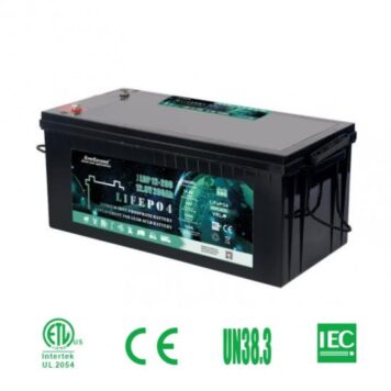 EverExceed 12.8V 200ah Lithium Ion Battery Lead Acid Replacement LiFePO4 Battery Pack 32700 Electric Vehicle Battery
