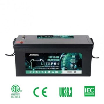 EverExceed 25.6V 100ah Lithium Ion Battery For Lead Acid Battery Replacement LiFePO4 Battery Pack 32700 For Electric Vehicle /Electric Scooter