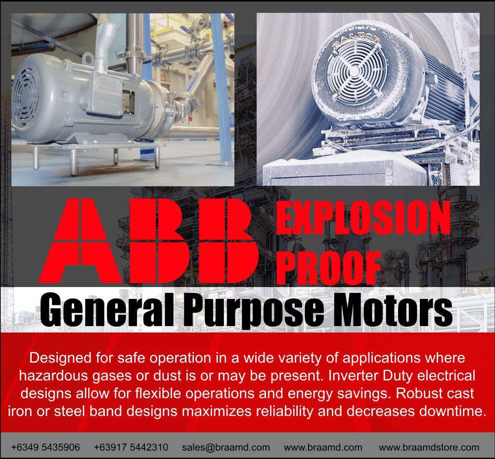 ABB's Baldor Reliance Explosion Proof General Purpose Motors