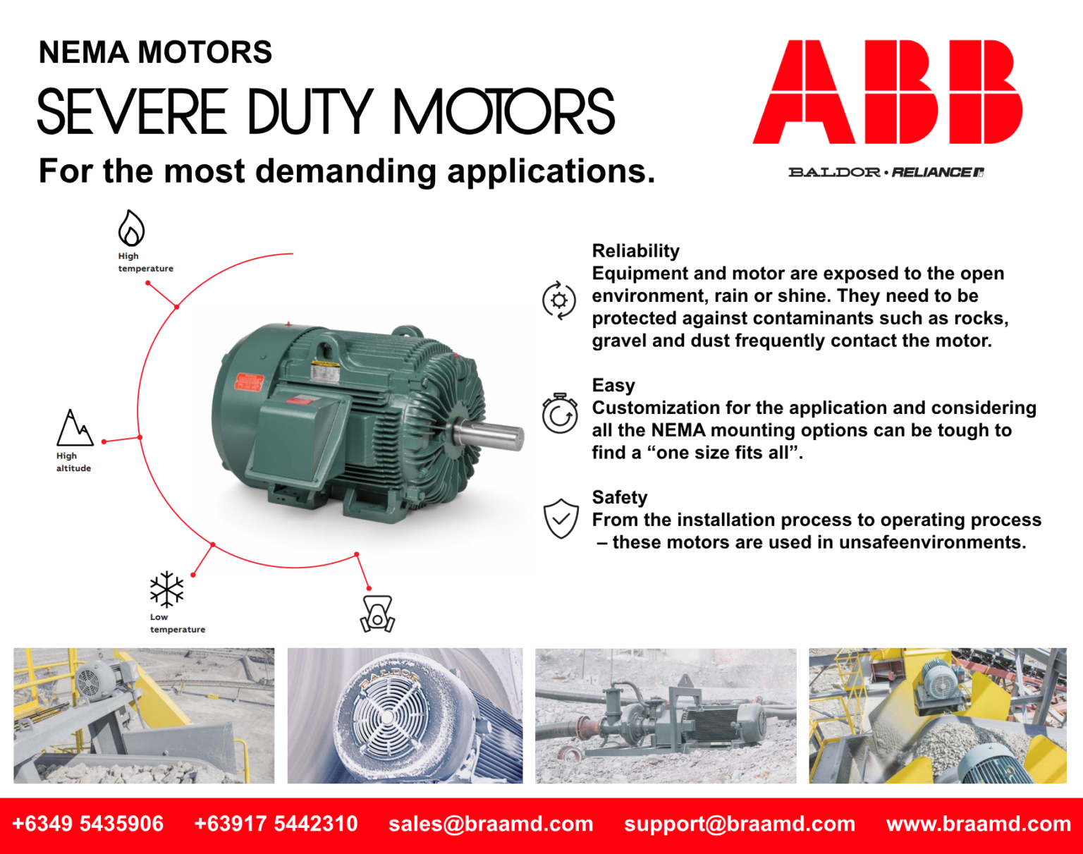 ABB’s Baldor-Reliance® Severe Duty Motors | BRAAMD Store