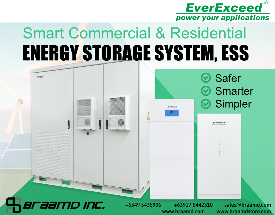 Everexceed Commercial Residential Energy Storage System, ESS