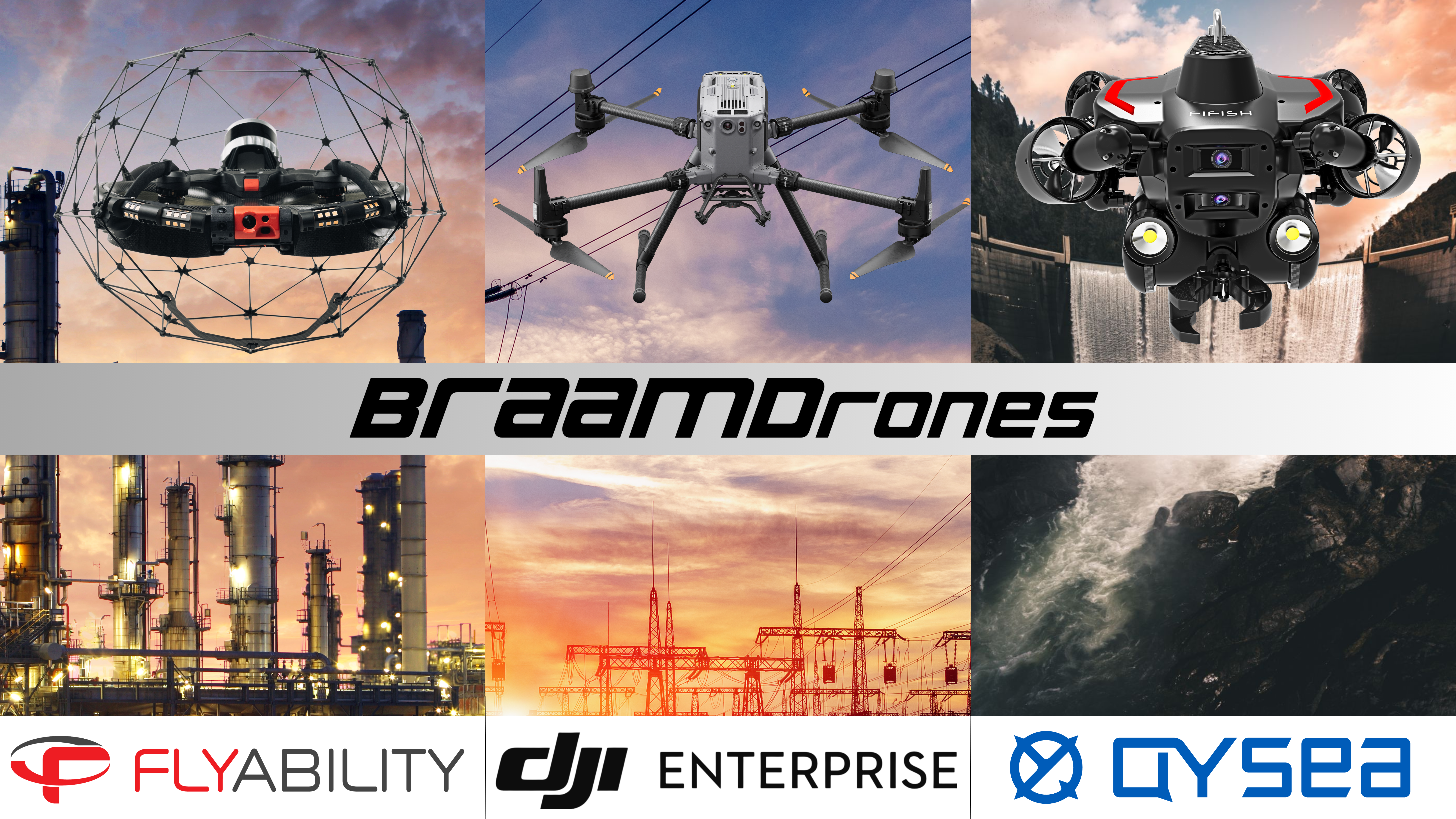 For your Enterprise Drones (DJI), Marine Drones (FIFISH) and Indoor Inspection & Mapping Drones (ELIOS FLYABILITY) requirements, please contact us.