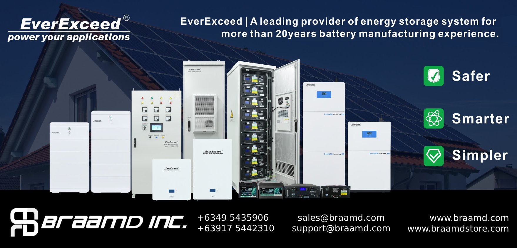 EverExceed Industrial Batteries- A leading provider of energy storage system