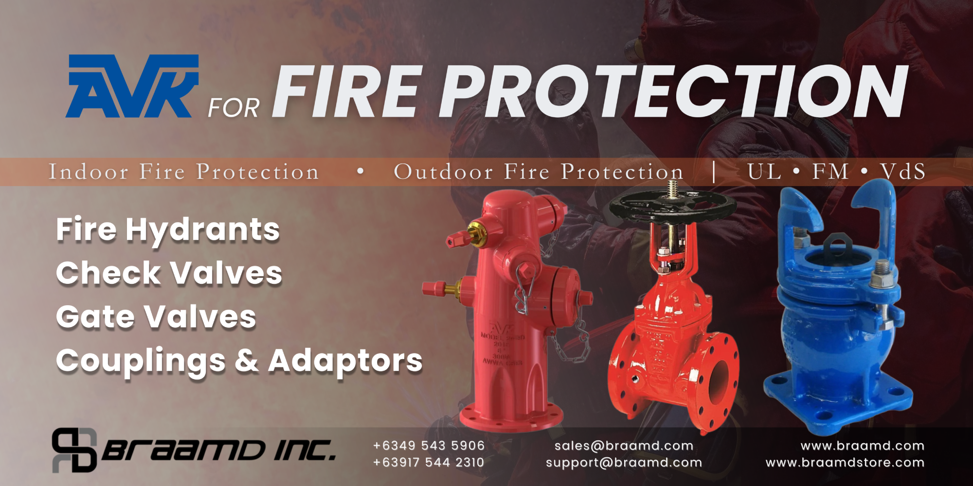 AVK Valves for Fire Protection