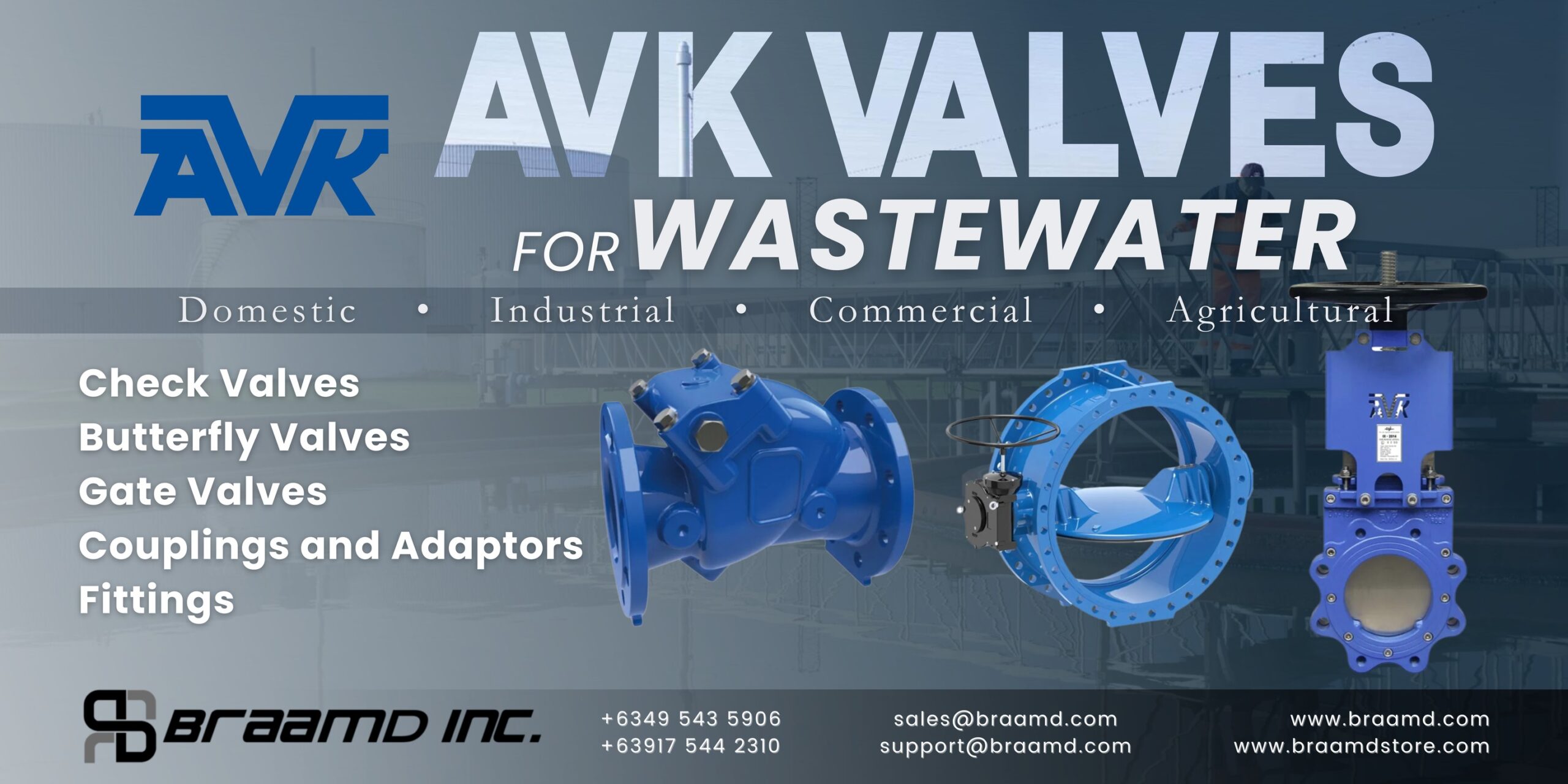 AVK Valves For Wastewater
