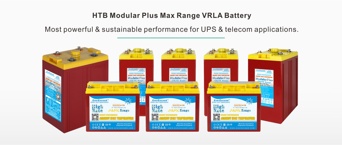 EverExceed deep cycle high temperature industrial batteries