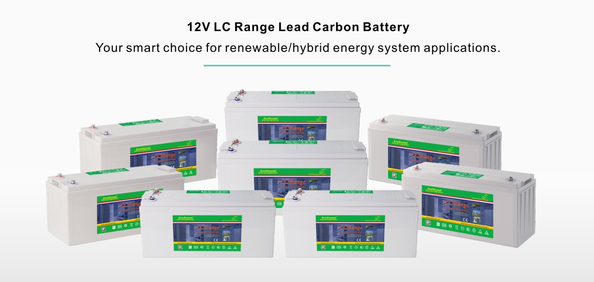 12V everexceed lead carbon battery LC series