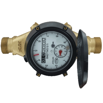 Dwyer SERIES WRBT MULTI-JET WATER METER WITH REMOVABLE BOTTOM