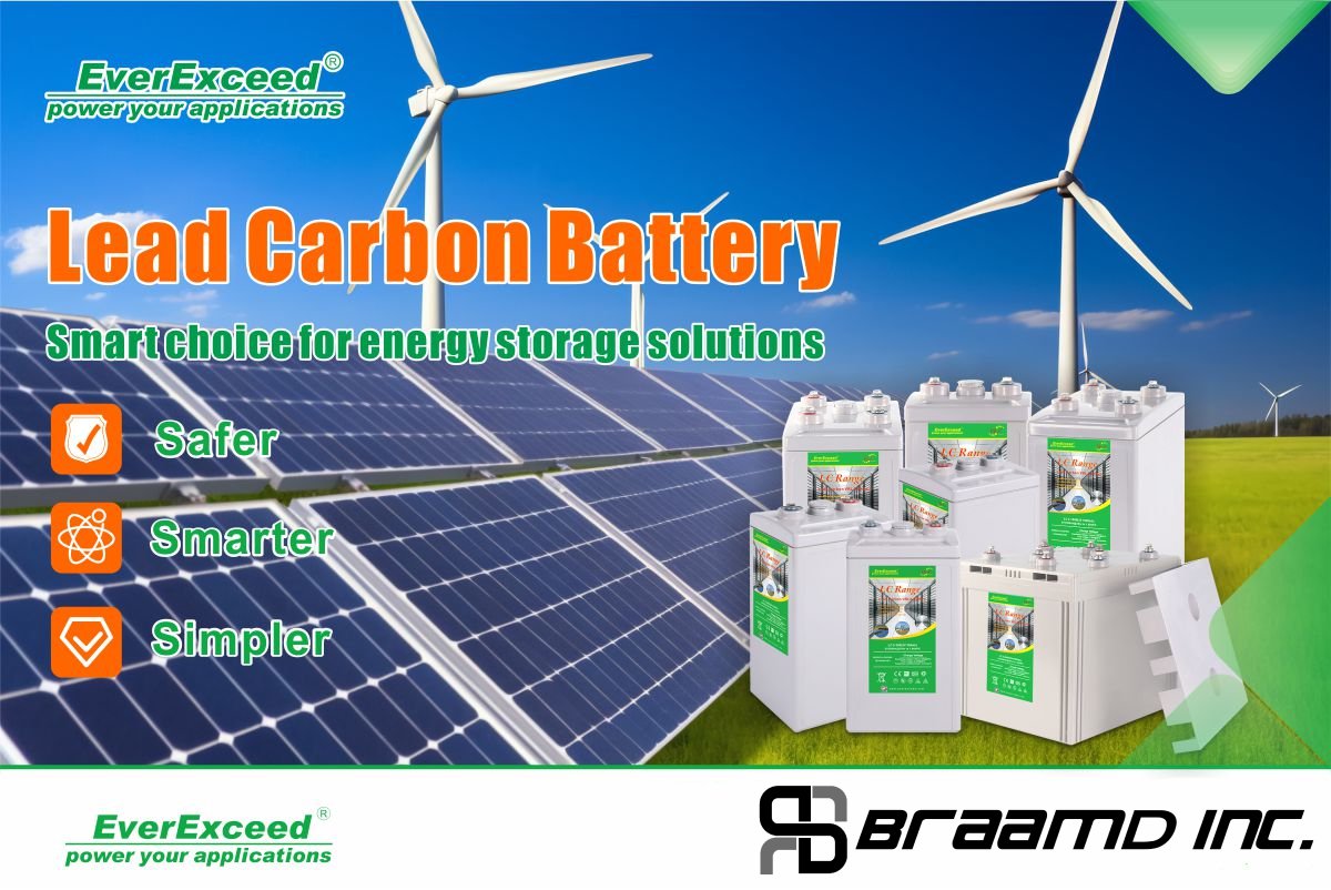 EverExceed LC series lead-carbon batteries