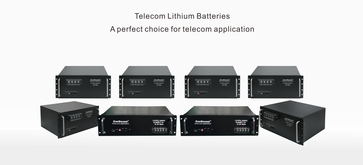 EverExceed Telecom Lithium Batteries