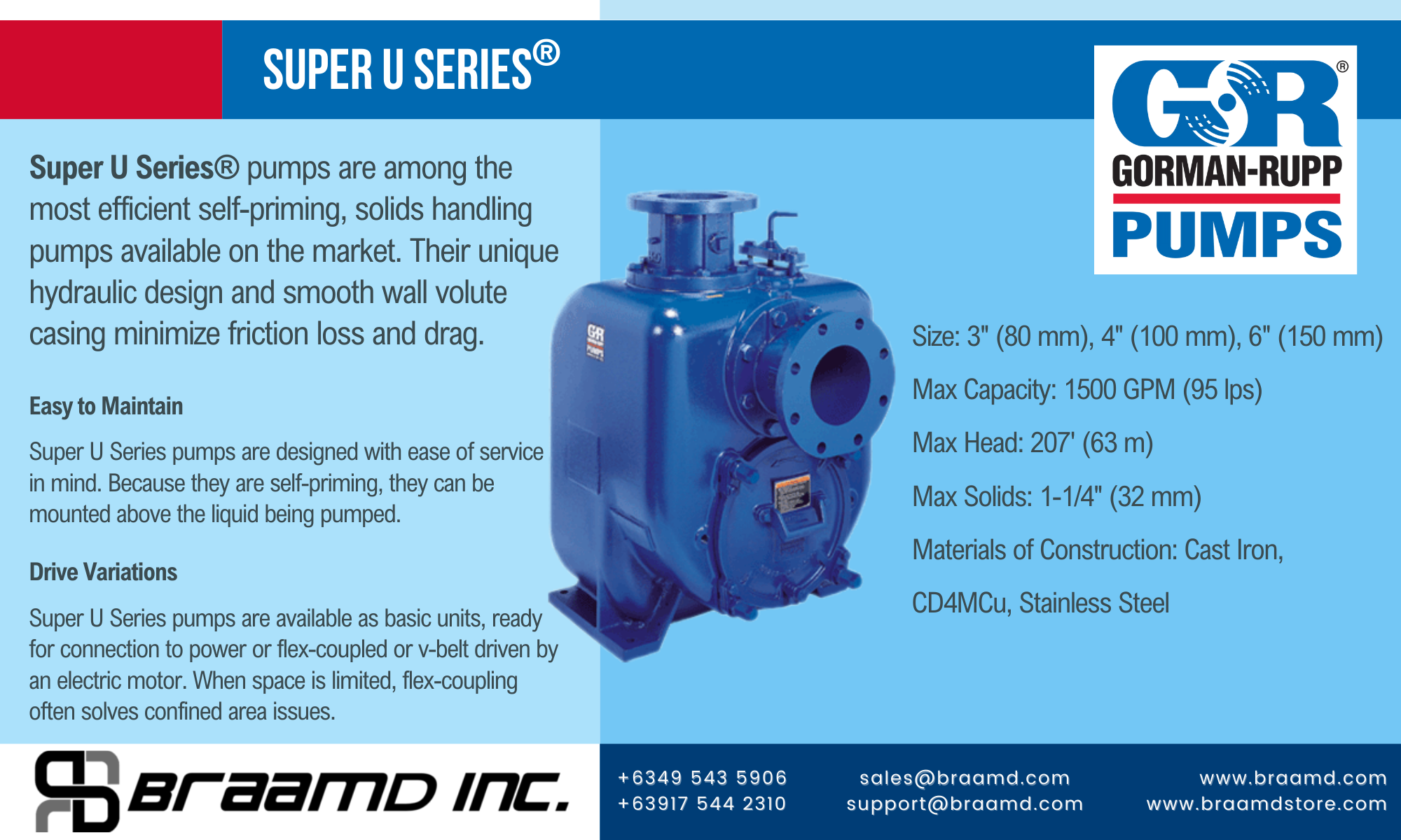 Gorman-Rupp Super-U Series® Pumps 