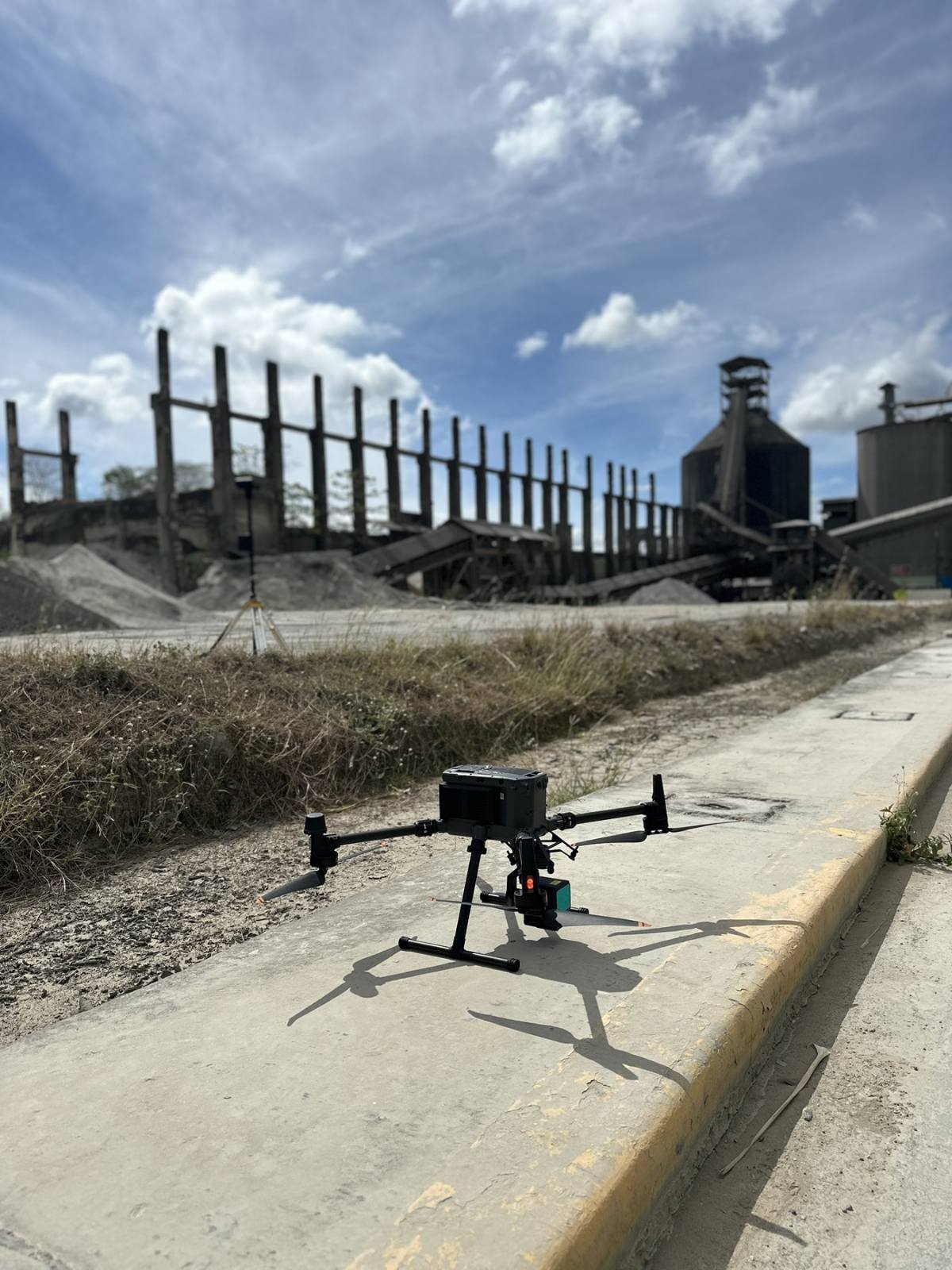 Drones for cement plant