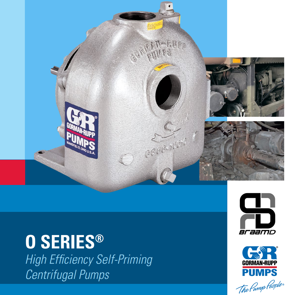 O SERIES®High Efficiency Self-Priming Centrifugal Pumps
