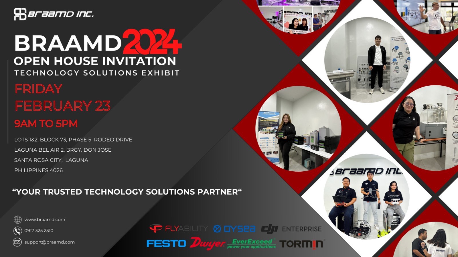 Braamd Inc. Open House - Technology Solutions Exhibit