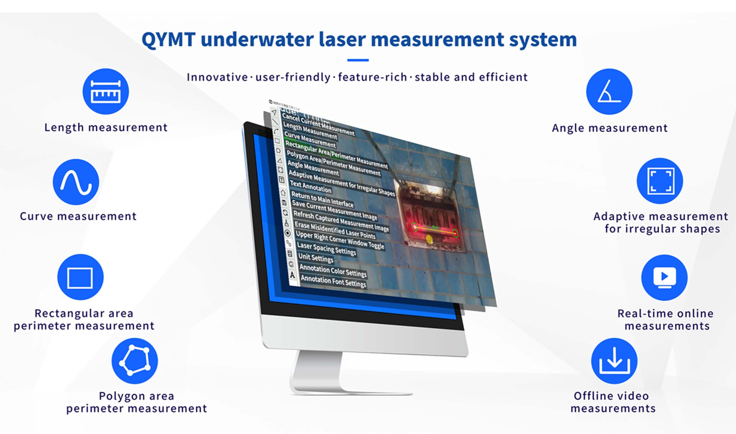QYSEA Introduces QY-MT: A Groundbreaking AI Underwater Measurement System for Submersible Robots