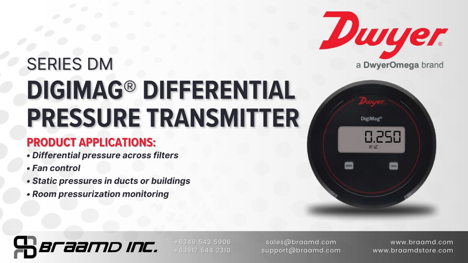 The Digimag® Differential Pressure Transmitter