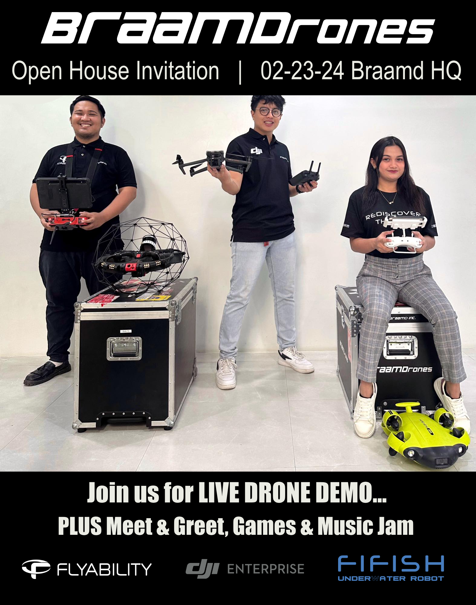 BRAAMDrones Open House Exhibit