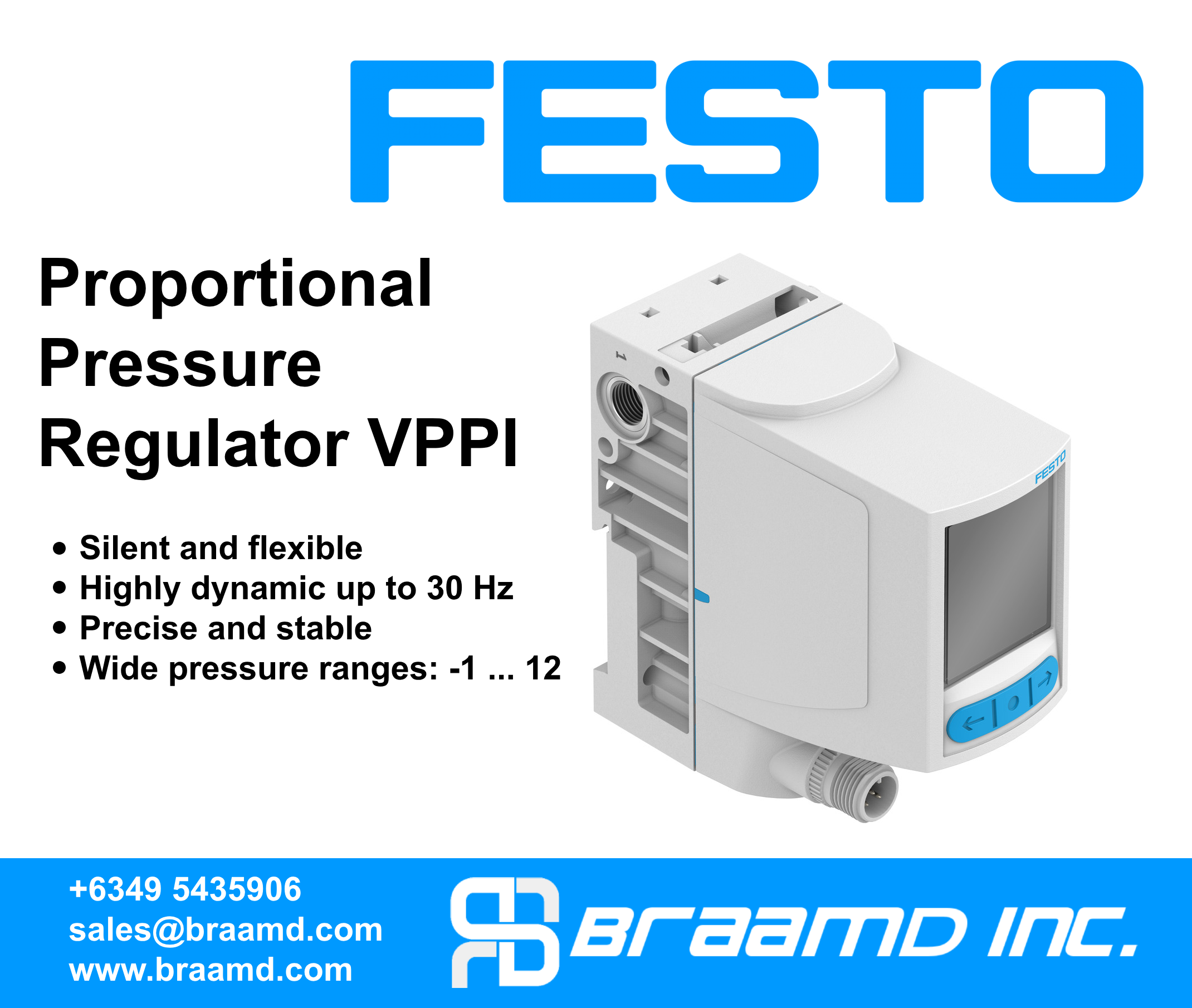 Festo Proportional pressure regulator VPPI