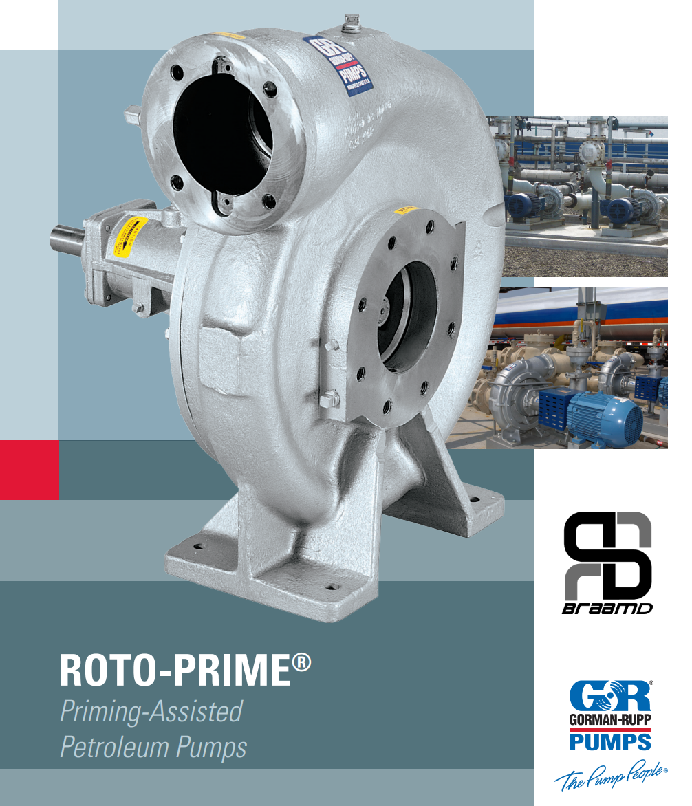 Gorman Rupp ROTO-PRIME® Priming-Assisted Petroleum Pumps