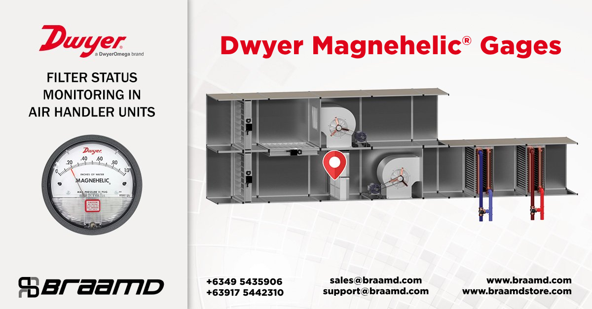 Dwyer’s Magnehelic® Gages for AHUs