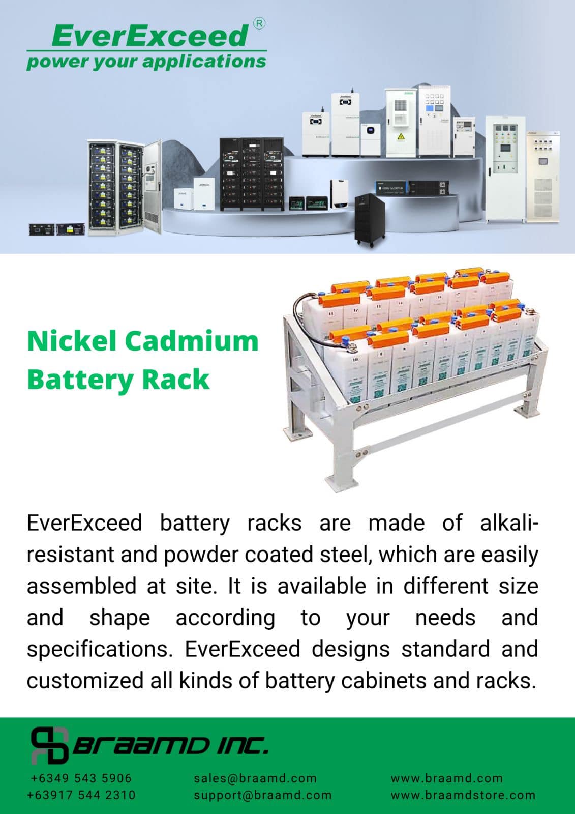 EverExceed Battery Racks