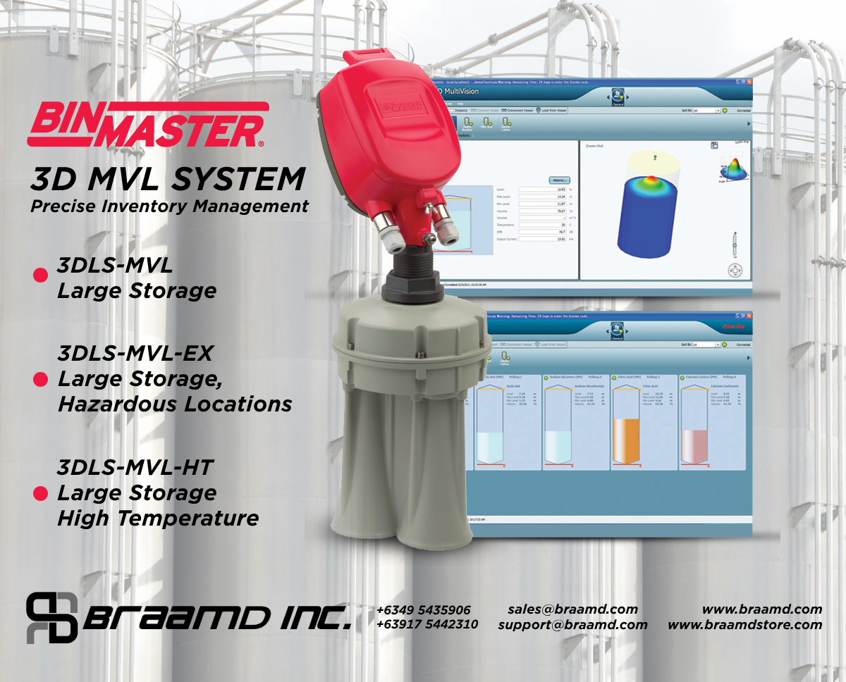 BinMaster 3D MVL System - Volume accuracy for large bins