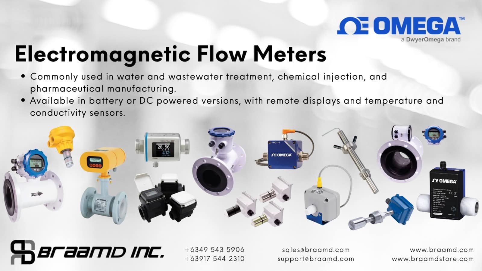 Introducing Omega's Electromagnetic Flow Meters