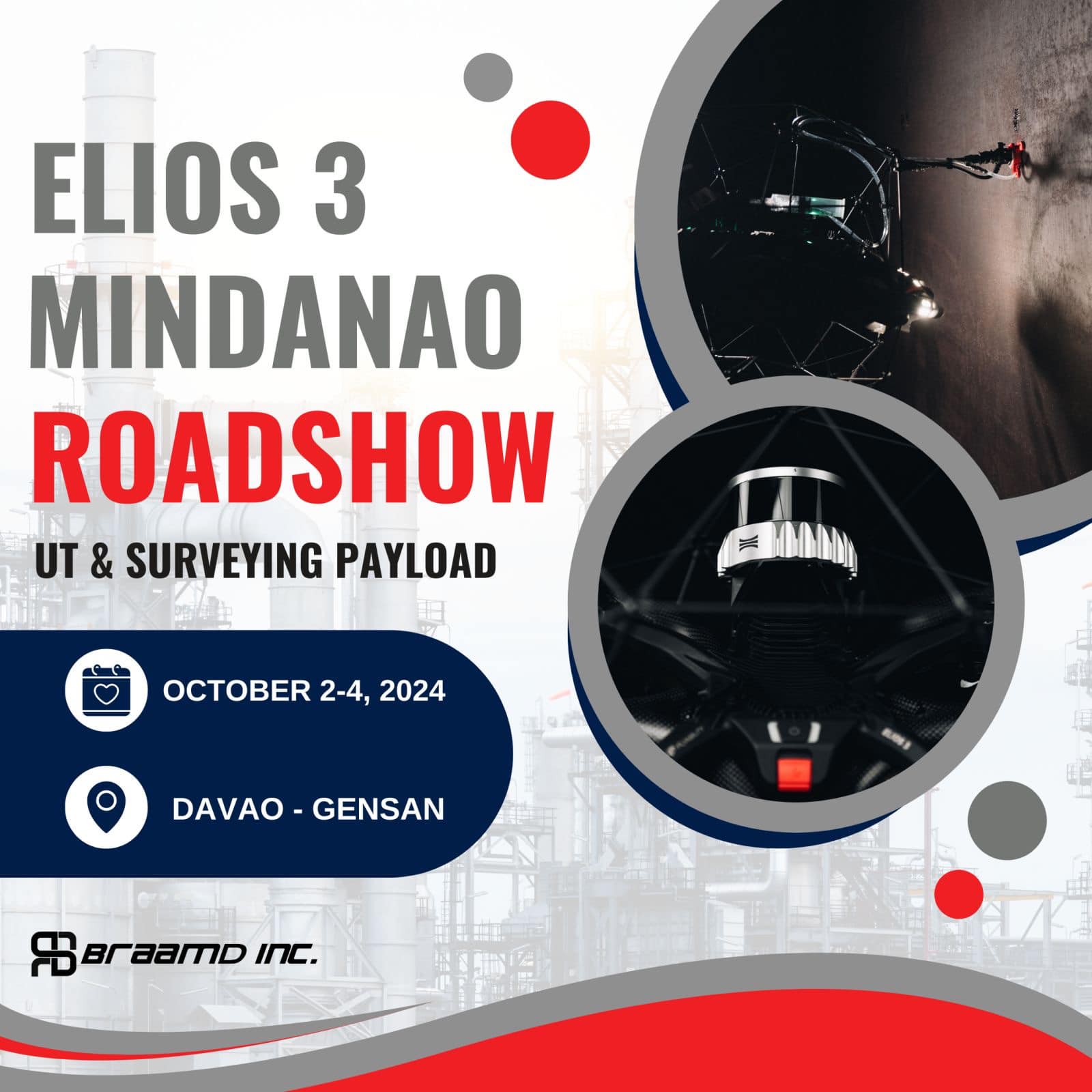 Flyability Elios UT Payload Nationwide Roadshow Continues in Davao!