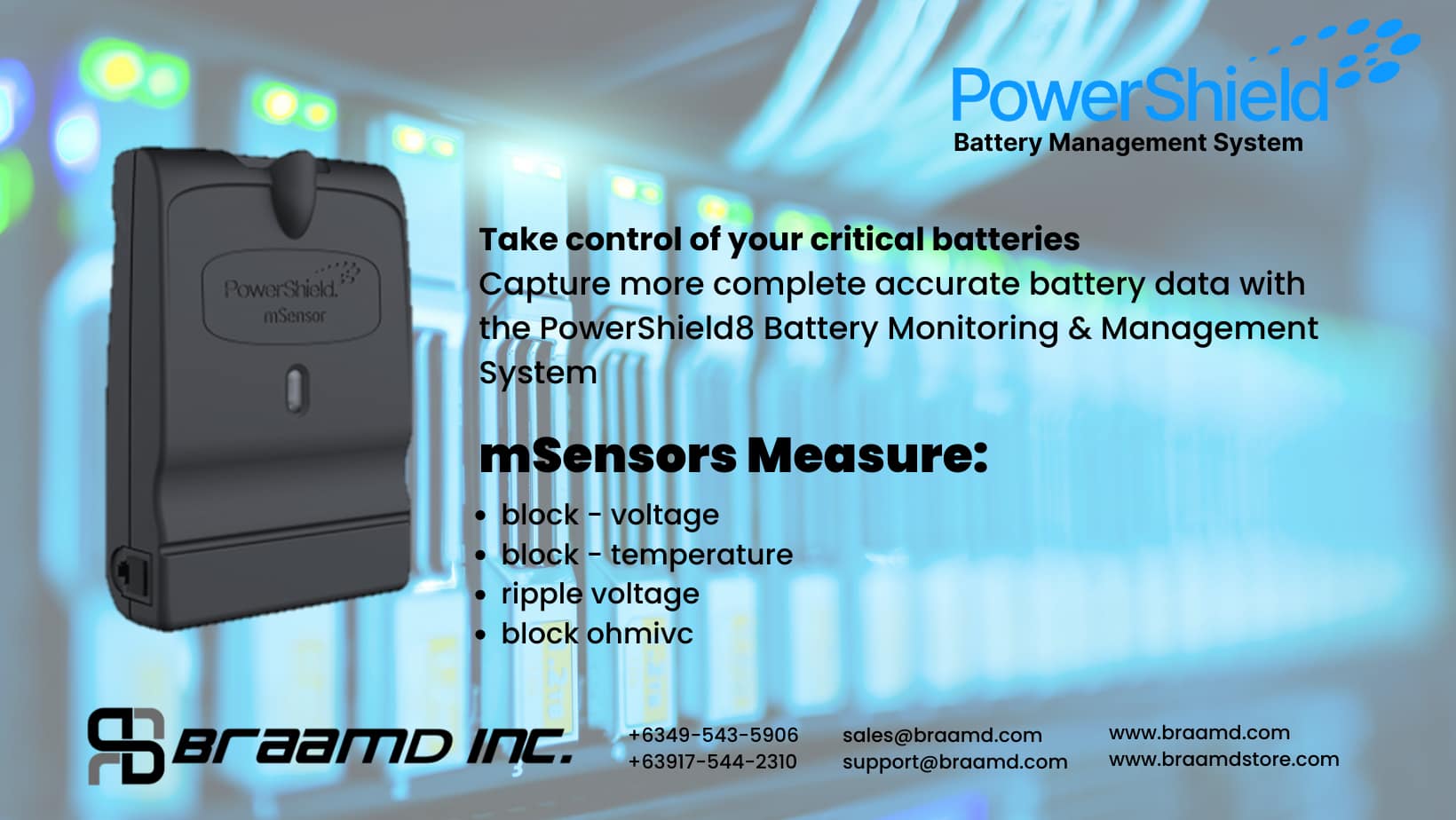 PowerShield System's mSensor