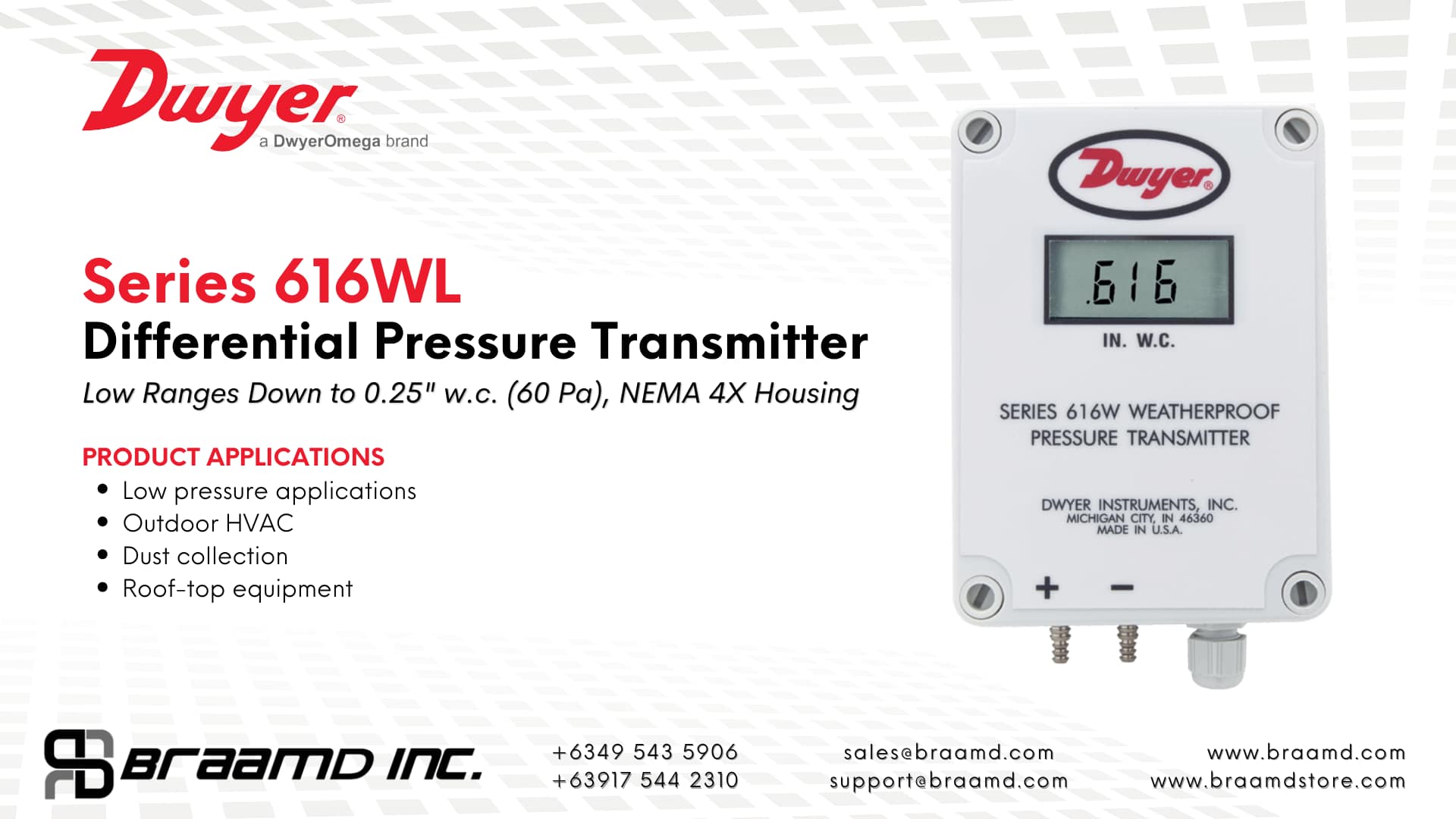 Series 616WL Differential Pressure Transmitter