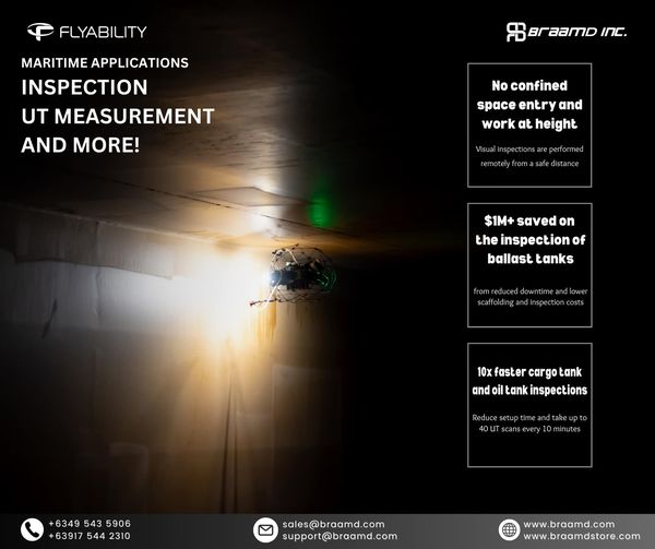 FLYABILITY Maritime Applications Inspection UT Measurement & More!